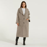 RRD cappotto over in tessuto tecnico beige