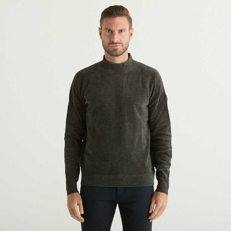 RRD maglione volcano in velluto verde