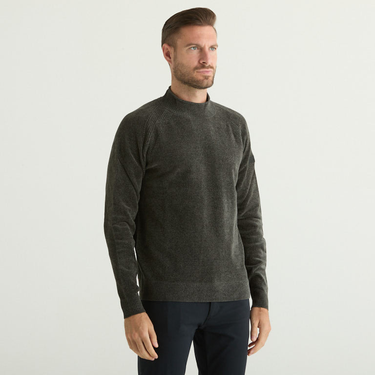 RRD maglione volcano in velluto verde