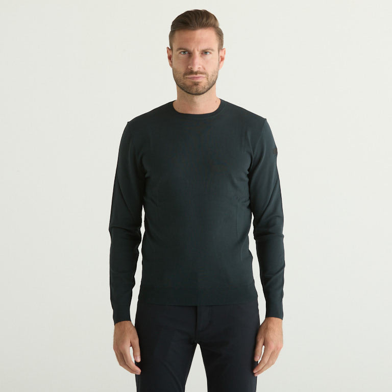 RRD maglione girocollo in tessuto tecnico grigio