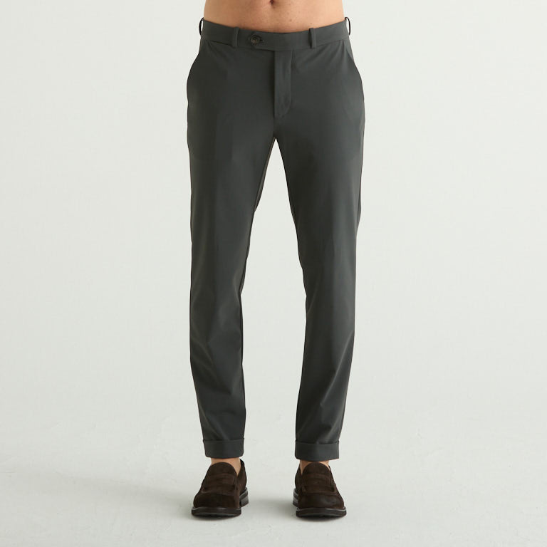 RRD winter micro cino pant in tessuto verde