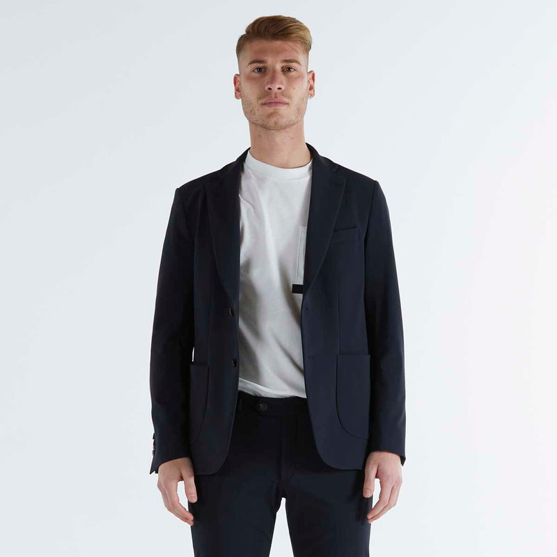 RRD giacca uomo in tessuto tecnico blu
