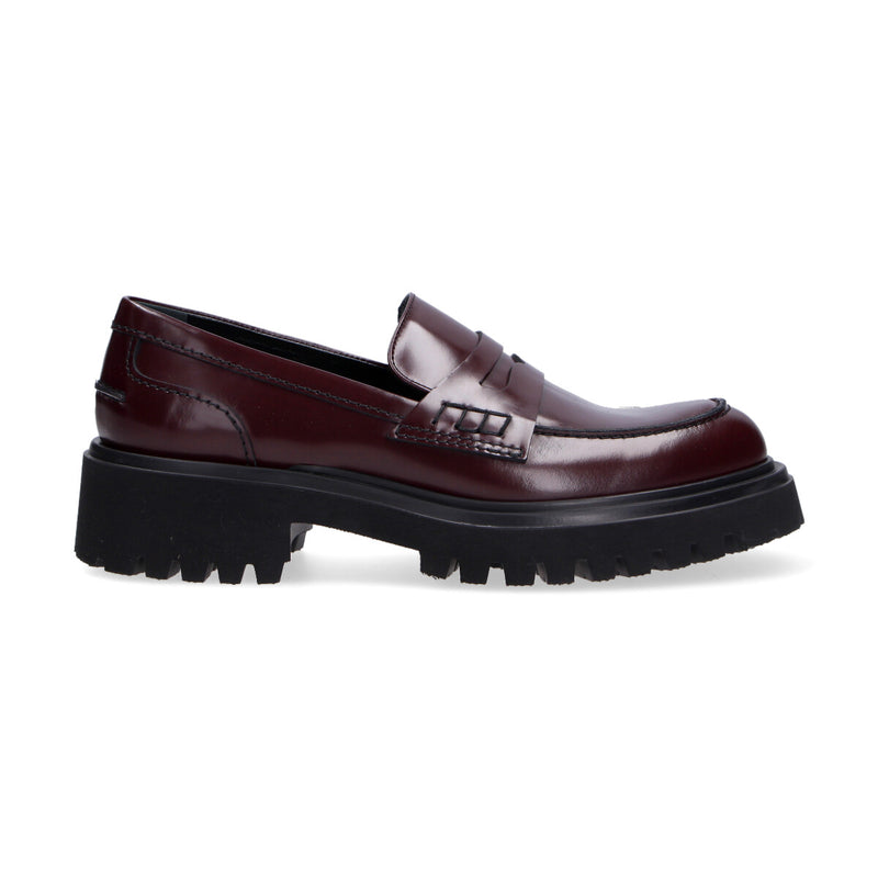 Guglielmo Rotta moccassino Wick pelle bordeaux