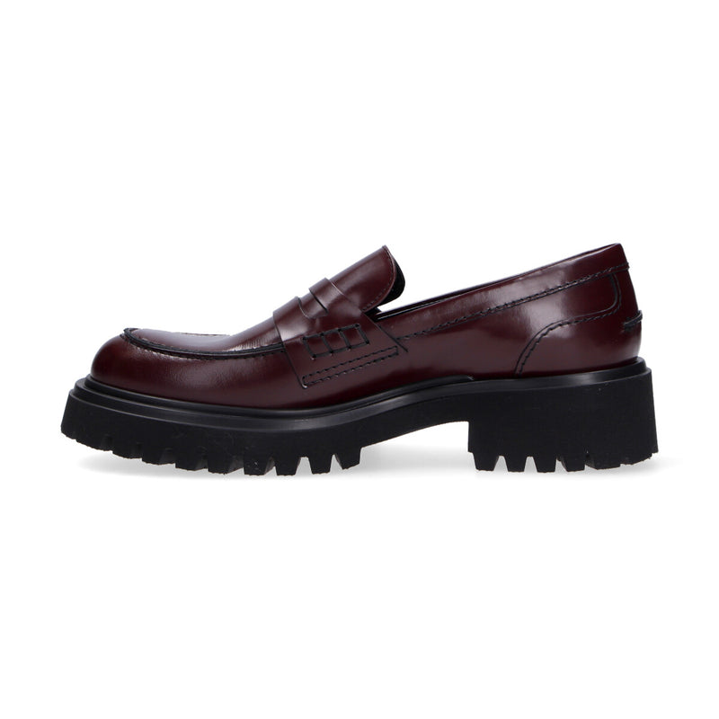 Guglielmo Rotta moccassino Wick pelle bordeaux