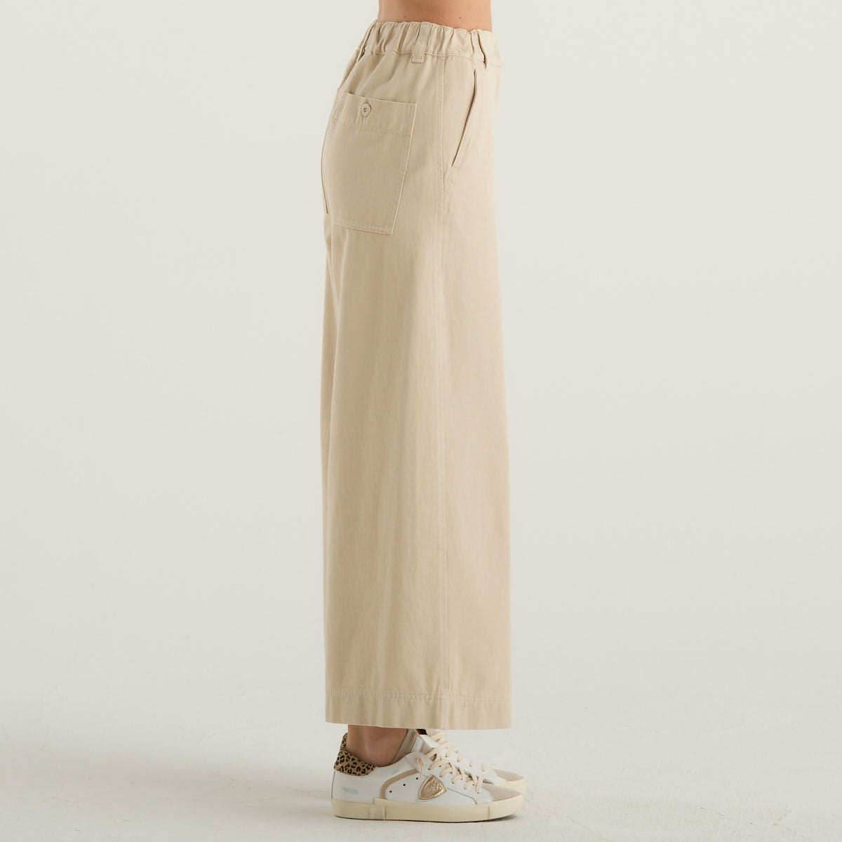 MaxMara pantalone wide leg beige
