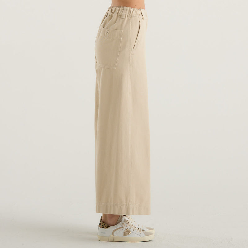 MaxMara pantalone wide leg beige