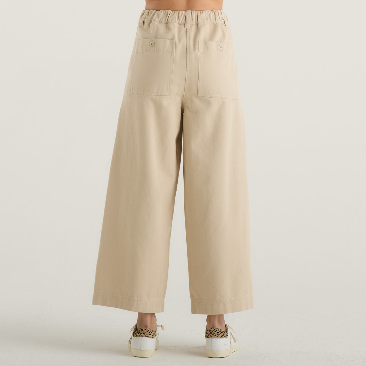 MaxMara pantalone wide leg beige