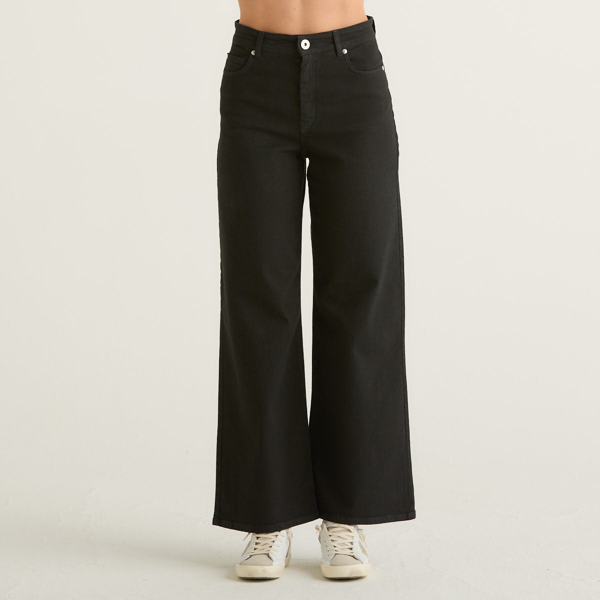 MaxMara pantalone wide leg nero