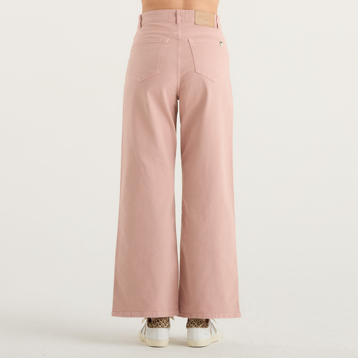 MaxMara pantalone wid leg rosa