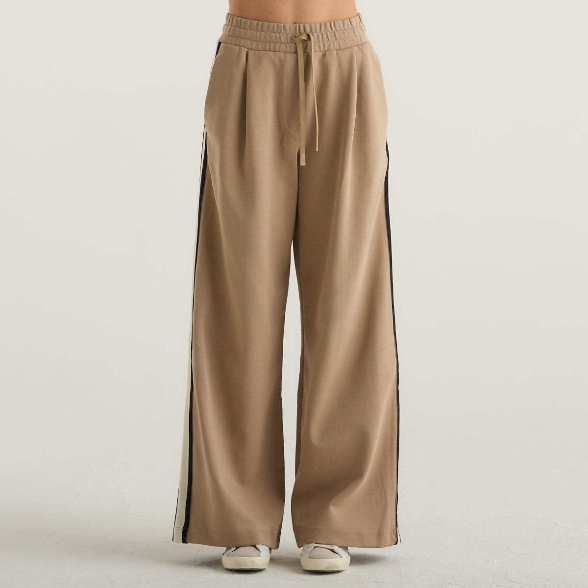 MaxMara pantaloni ampi beige