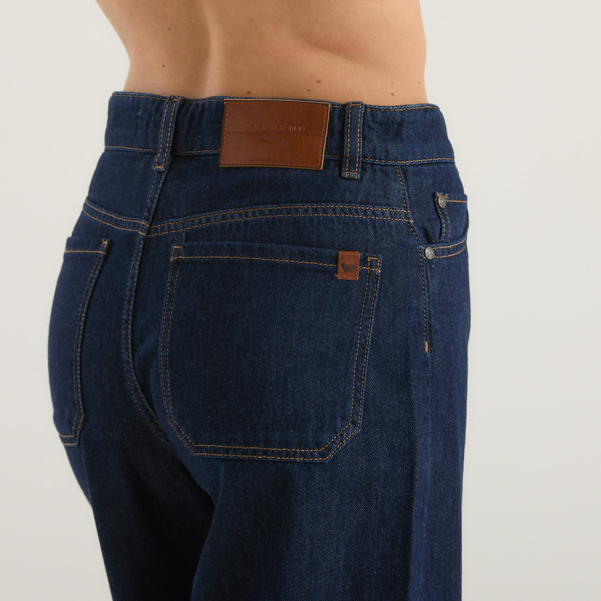 MaxMara jeans morbido blu