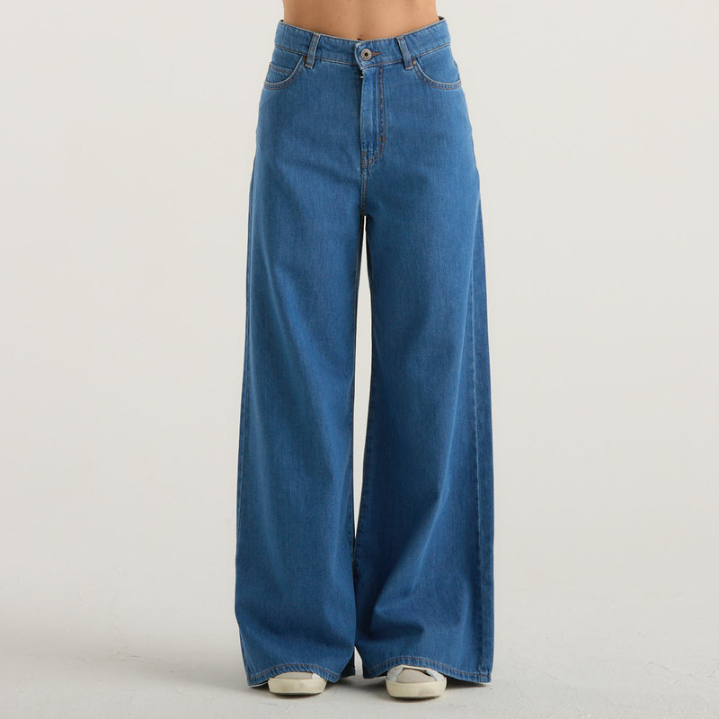 MaxMara jeans morbido blu chiaro