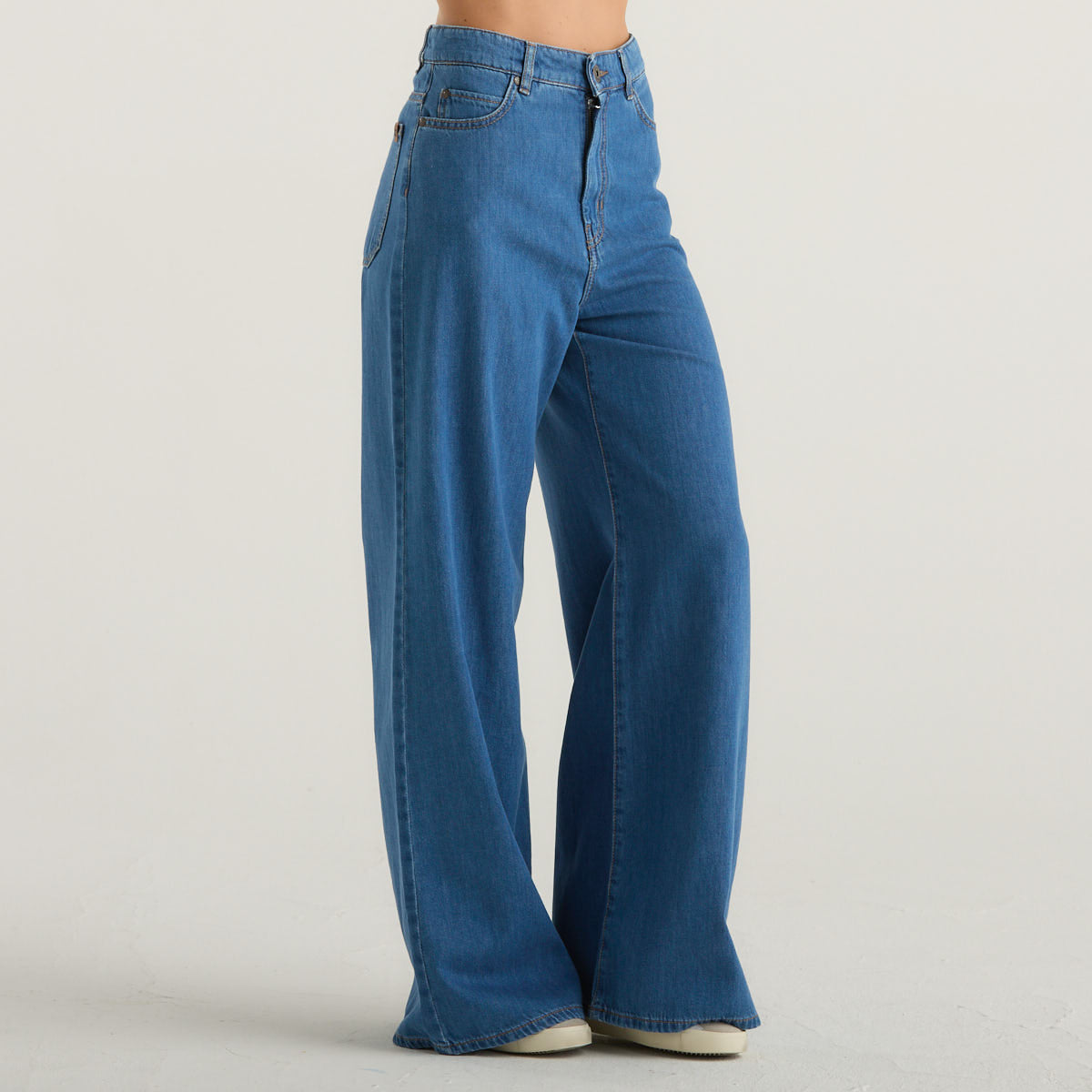 MaxMara jeans morbido blu chiaro
