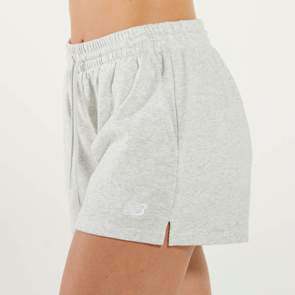 New Balance shorts in tessuto grigio melange
