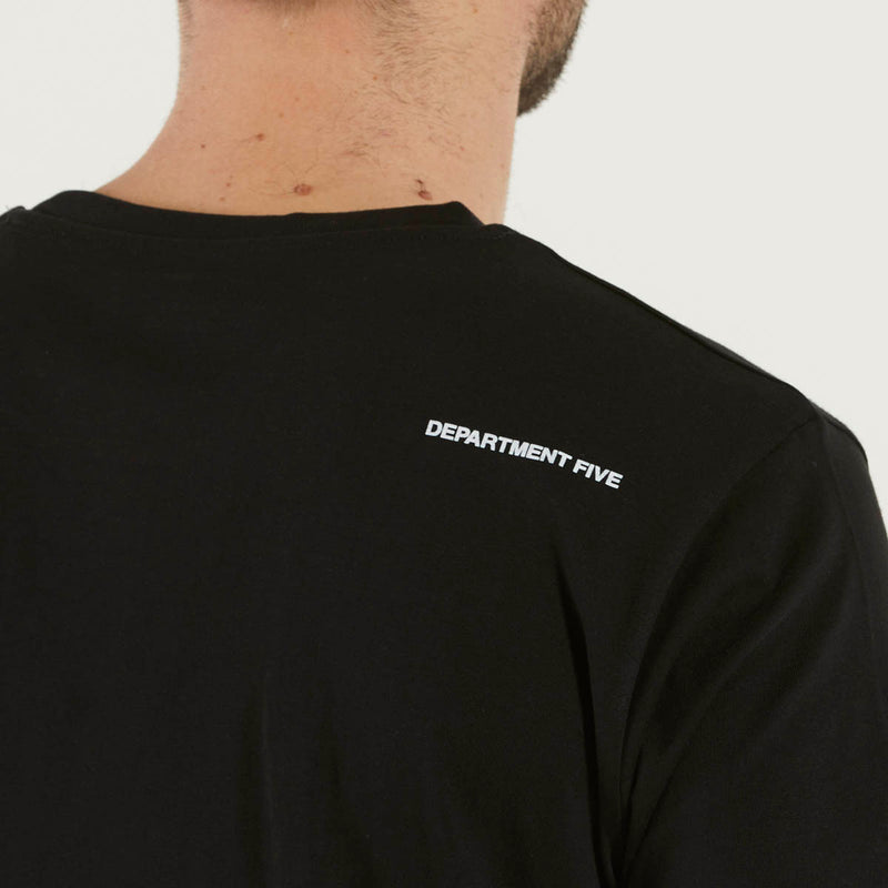 Department five t-shirt girocollo nera