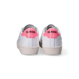SUN68 sneaker Katy Leather bianco rosa fluo