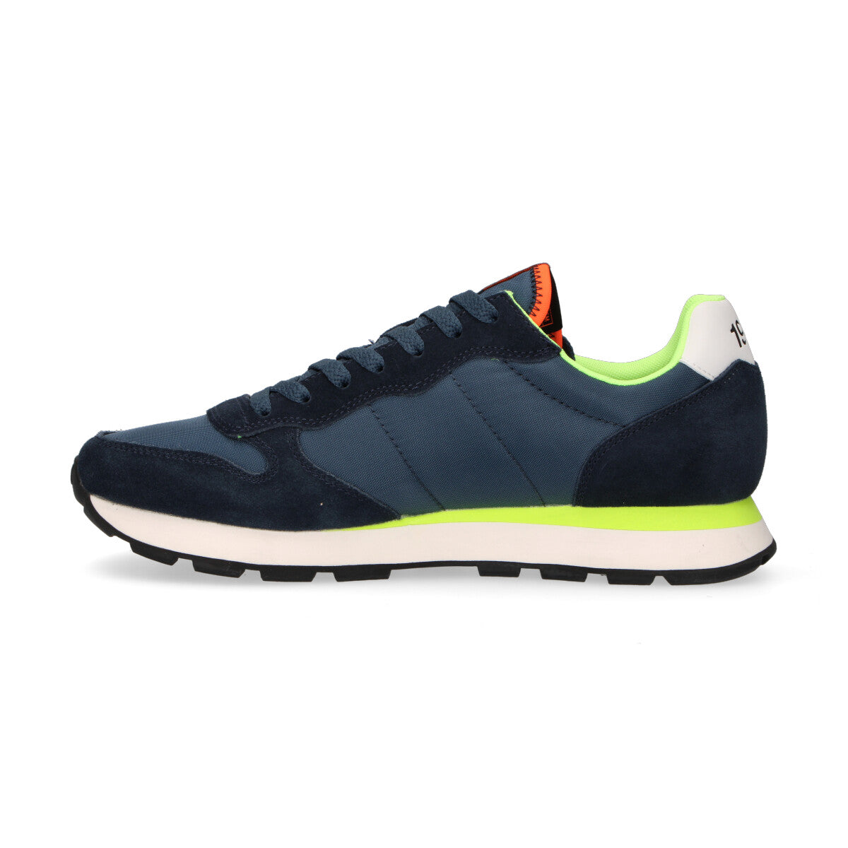 Sun68 sneaker Tom Fluo in nylon navy blue