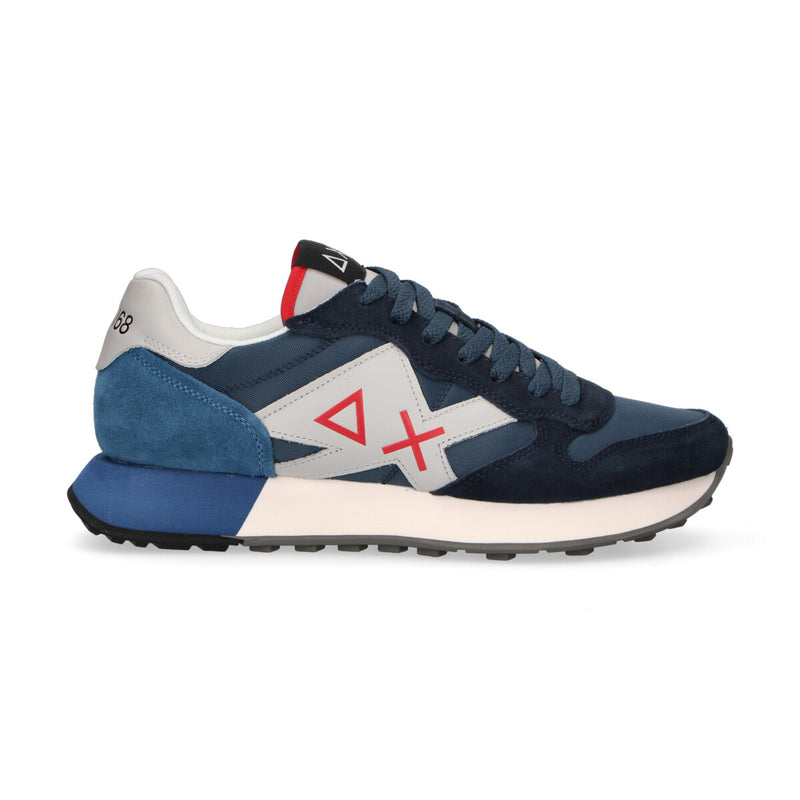 Sun68 sneaker Jaki 2.0 Solid in nylon blu grigio