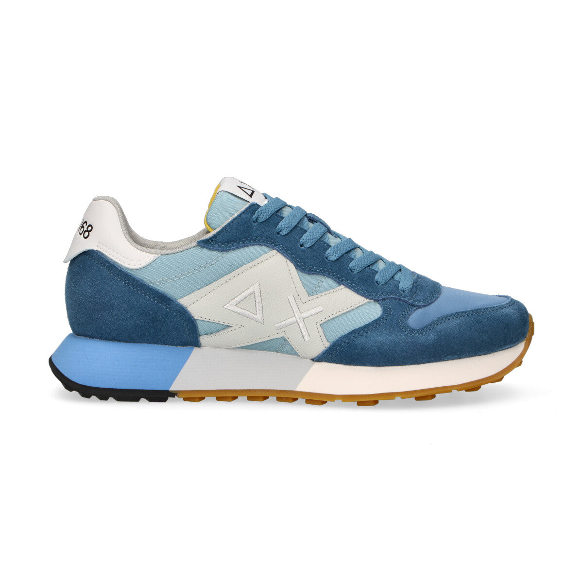 Sun68 sneaker Jaki 2.0 Bicolor in nylon azzurra