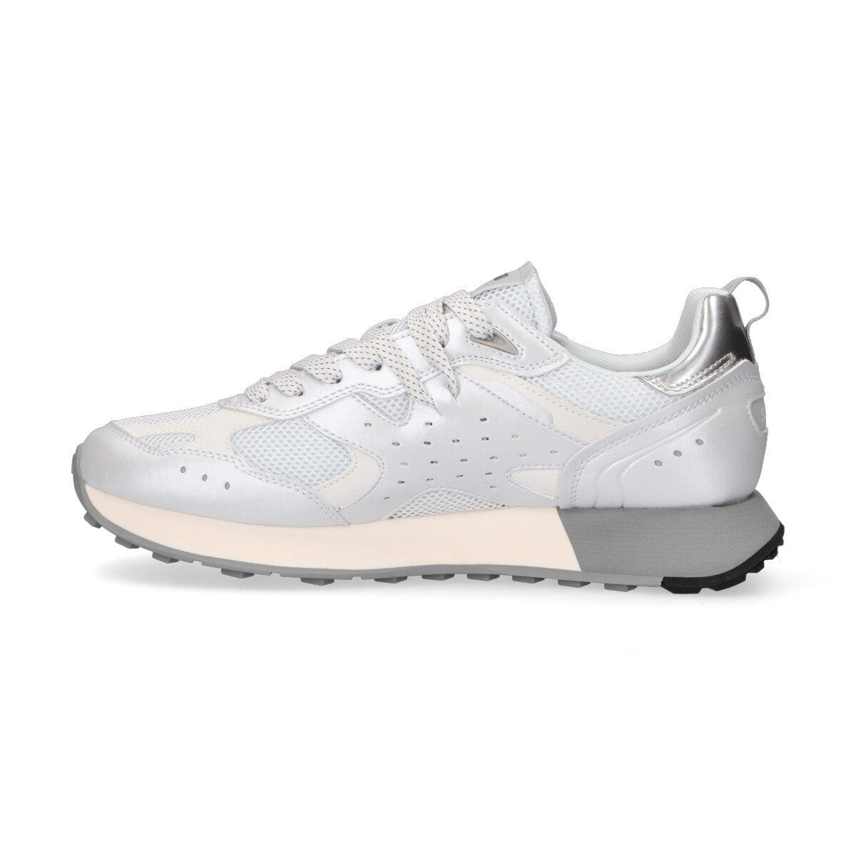 Sun68 sneaker Jaki 2.0 Silver Mesh nylon bianca