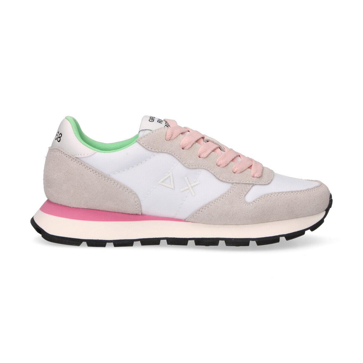 Sun68 sneaker Ally Solid nylon bianca rosa