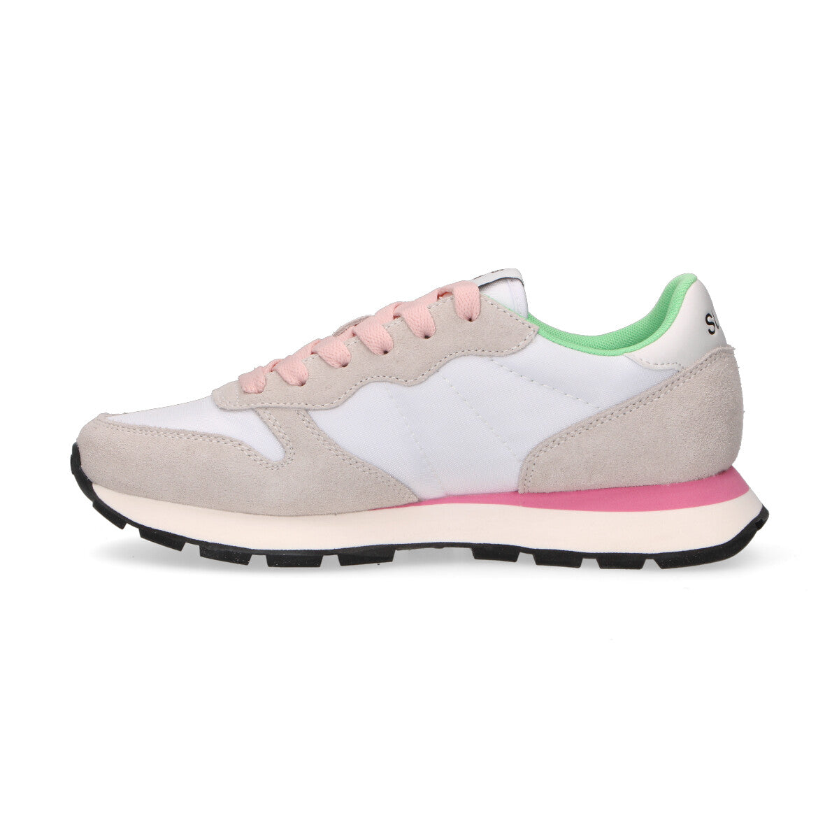Sun68 sneaker Ally Solid nylon bianca rosa
