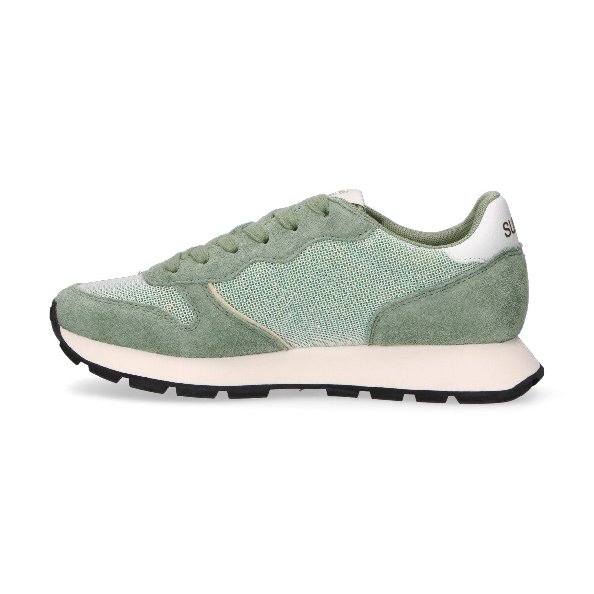 Sun68 sneaker Ally glitter textile verde salvia