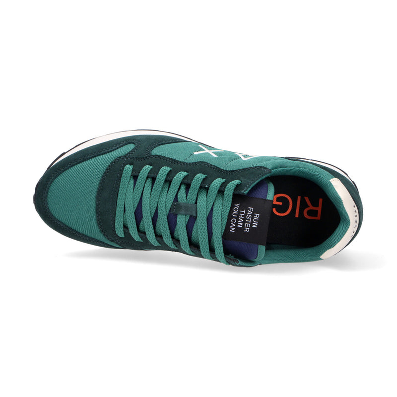 Sun68 sneakers tom solid nylon verde scuro