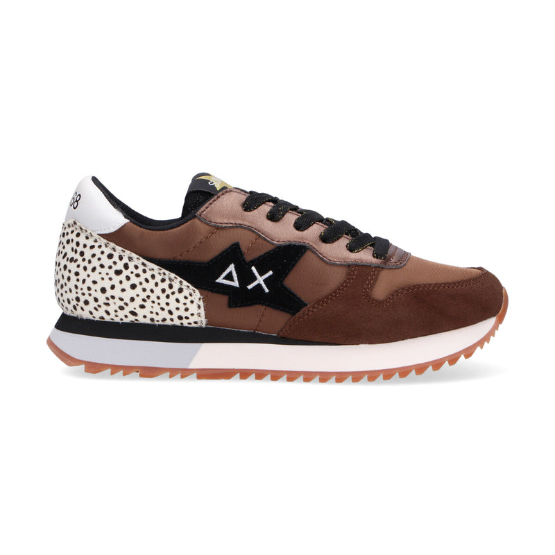 SUN68 sneaker Stargirl  Animal marrone