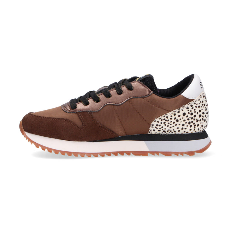 SUN68 sneaker Stargirl  Animal marrone