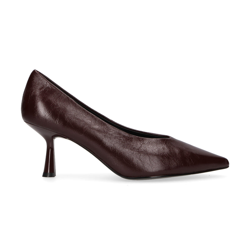 Bibi Lou decolltè in pelle bordeaux
