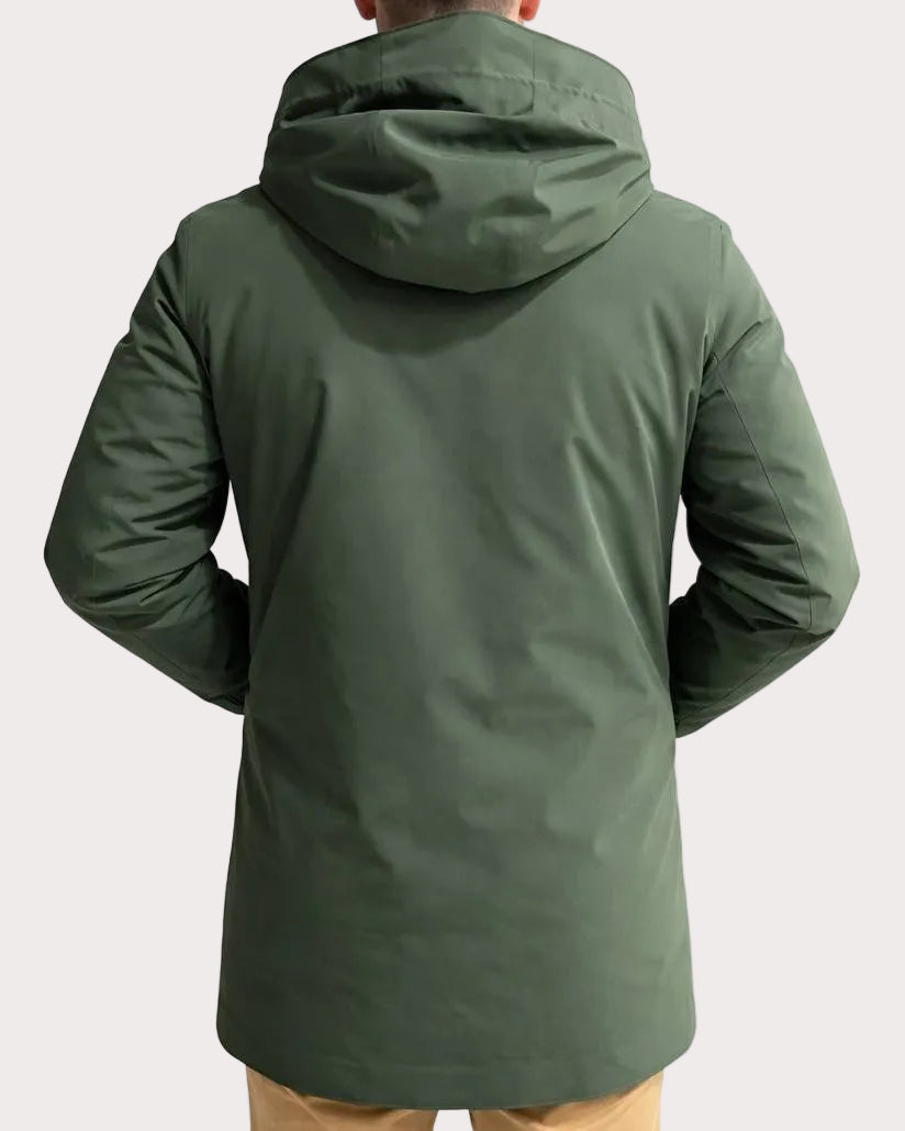 Rrd parka Montecristo in tessuto tecnico verde