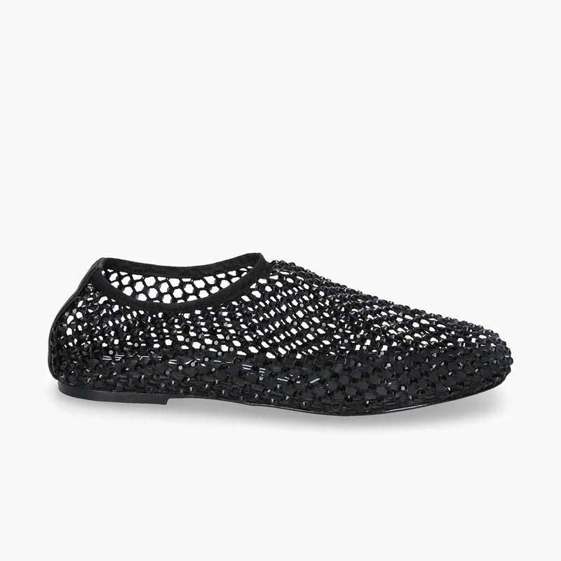 Strategia ballerina con strass nera