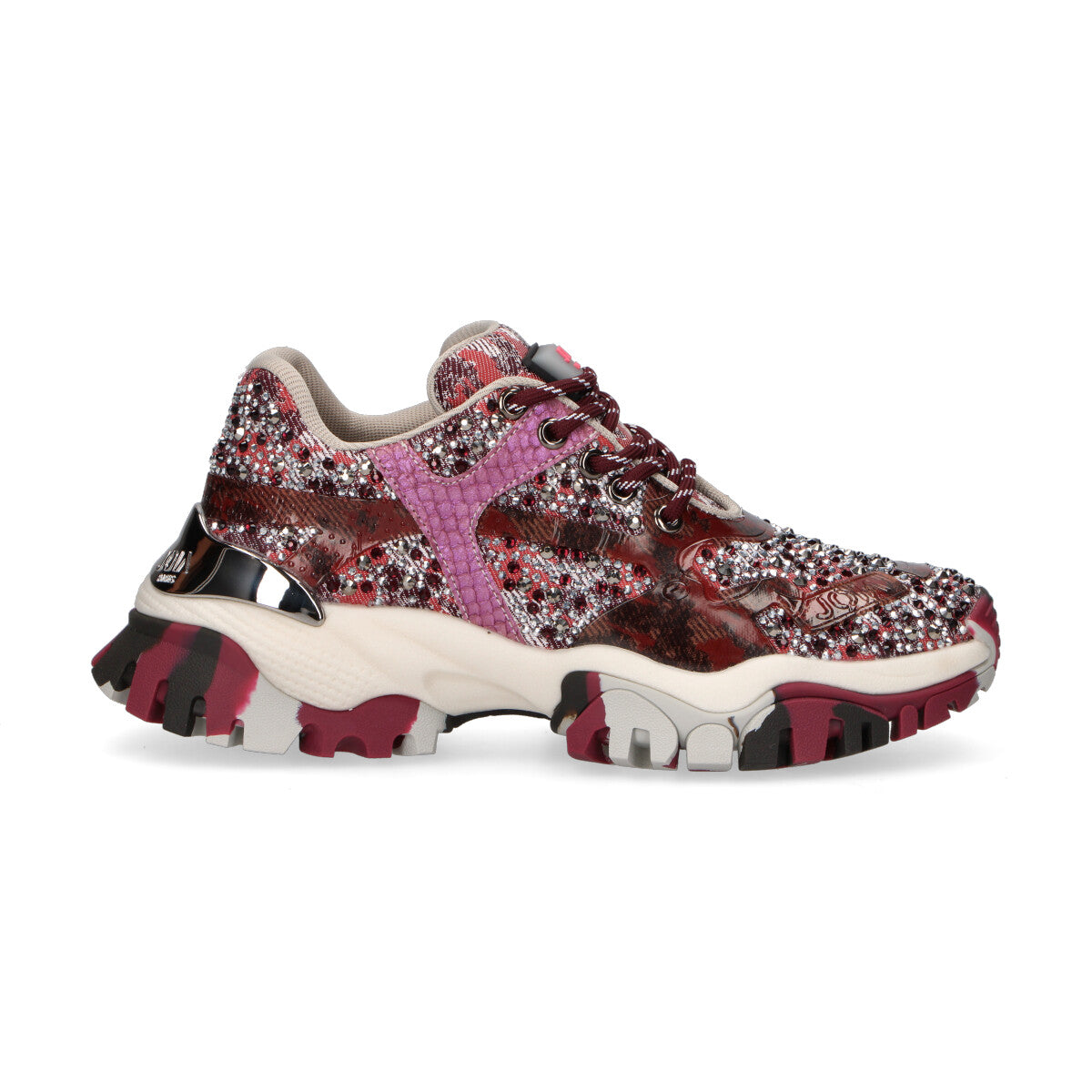 Joia Paris sneaker Jewel tessuto bordeaux