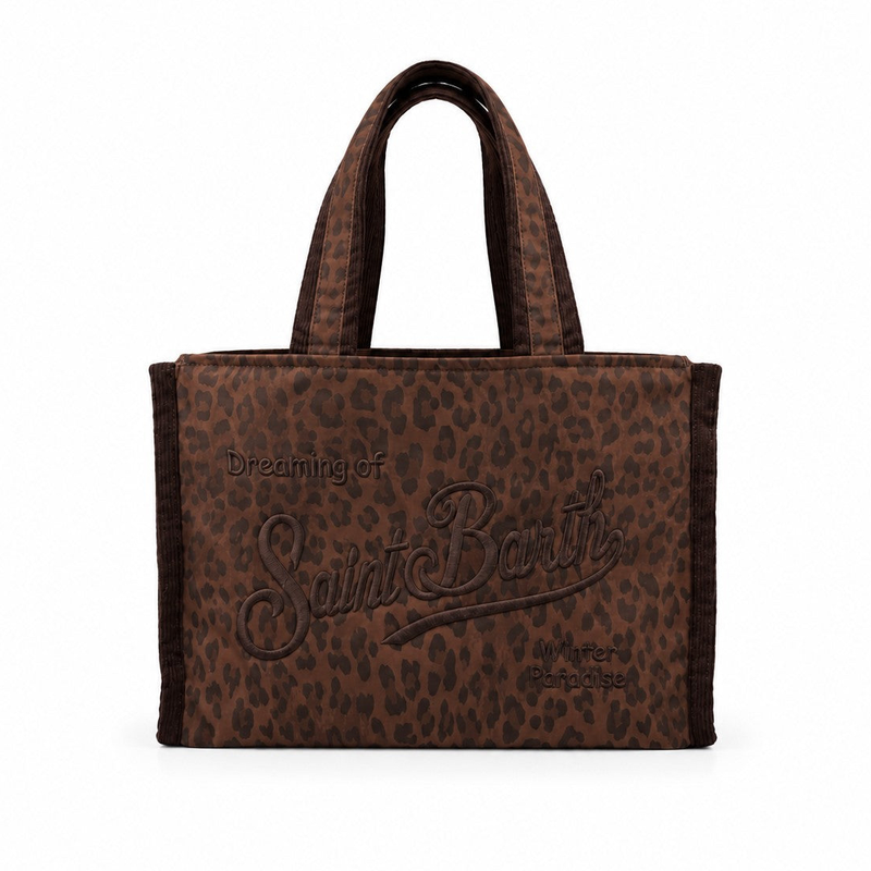 Mc2 Saint Barth borsa Colette Wax dark leopard