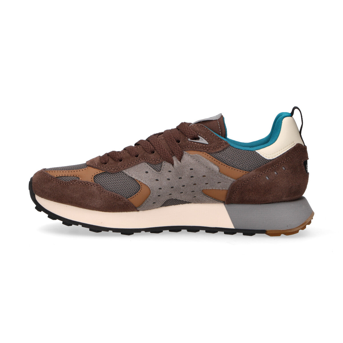 Sun68 sneaker Jaki Outdoor in camoscio marrone