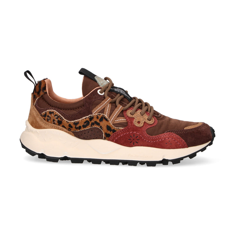 Flower Mountain sneaker Yamano 3 in nylon marrone