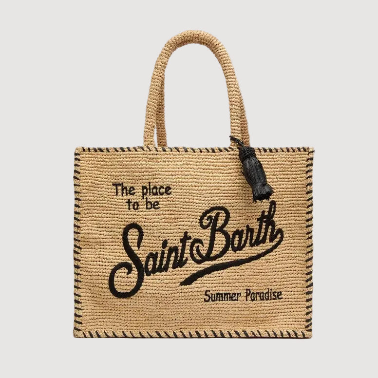 Mc2 Saint Barth borsa Colette raffia border