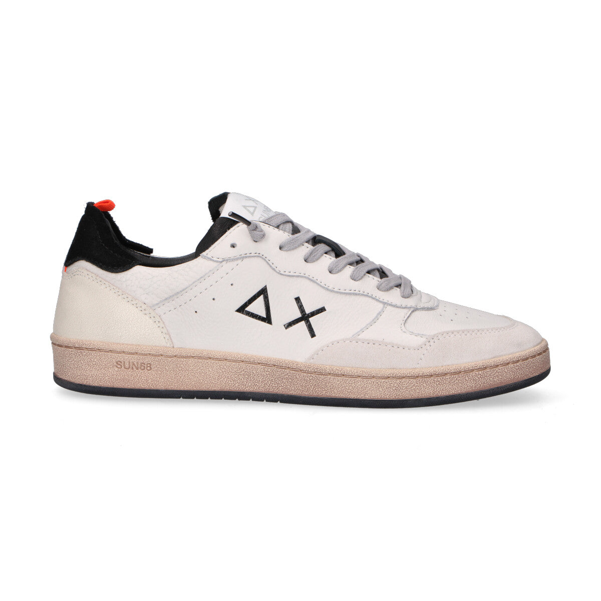 Sun68 sneaker Urban Basket in pelle bianca