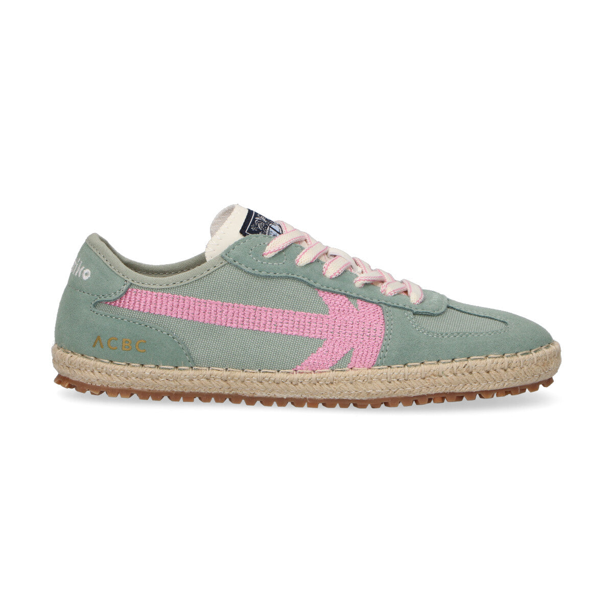 Kaotiko sneaker Chad in tessuto verde