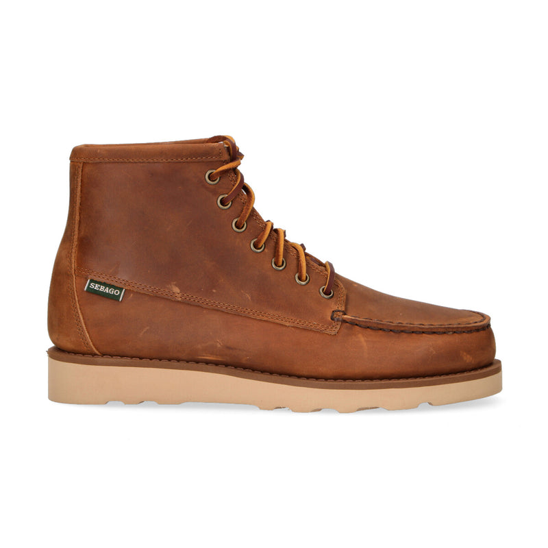 Sebago polacchino in pelle cuoio