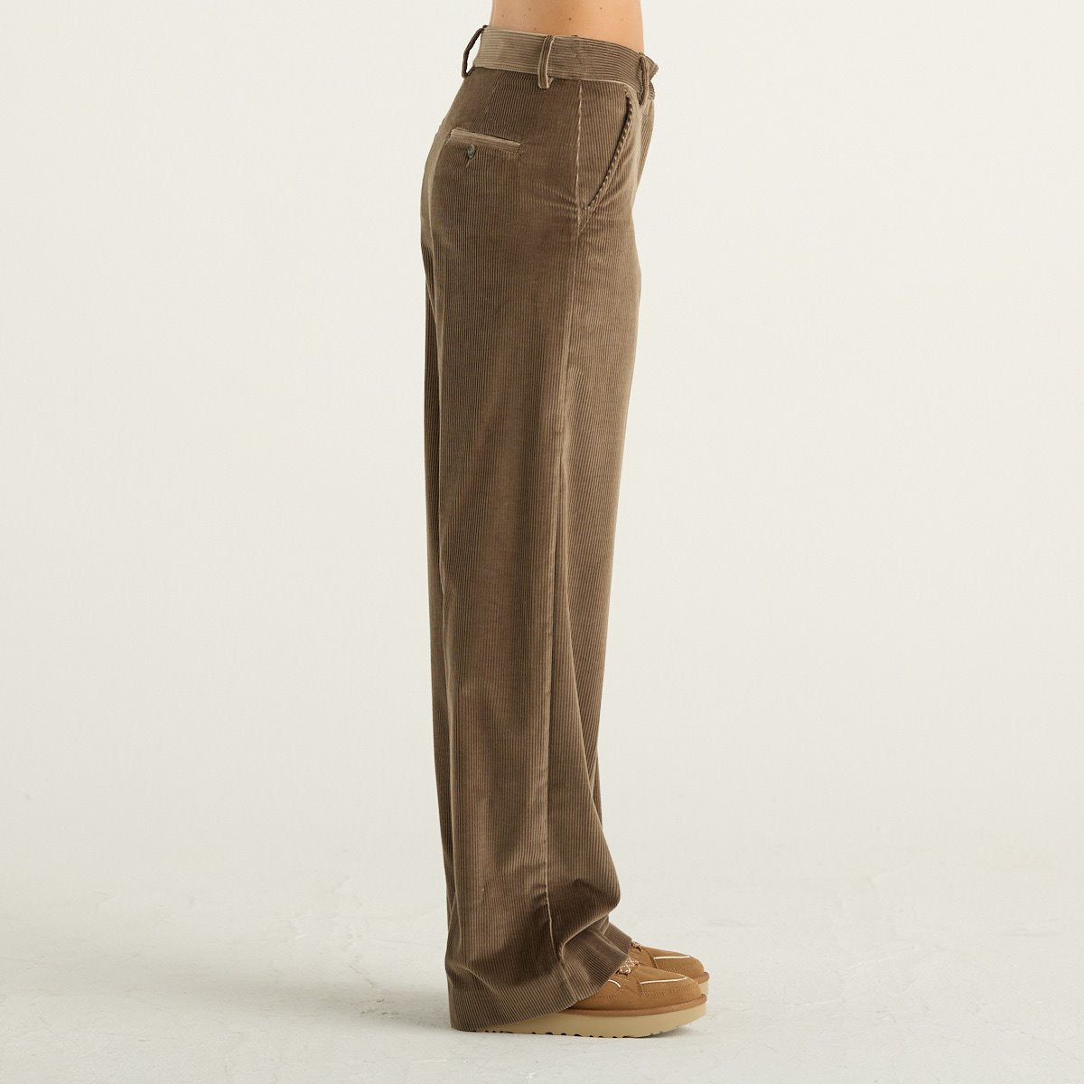 Weekend Max Mara pantaloni donna Tania in velluto a coste noce