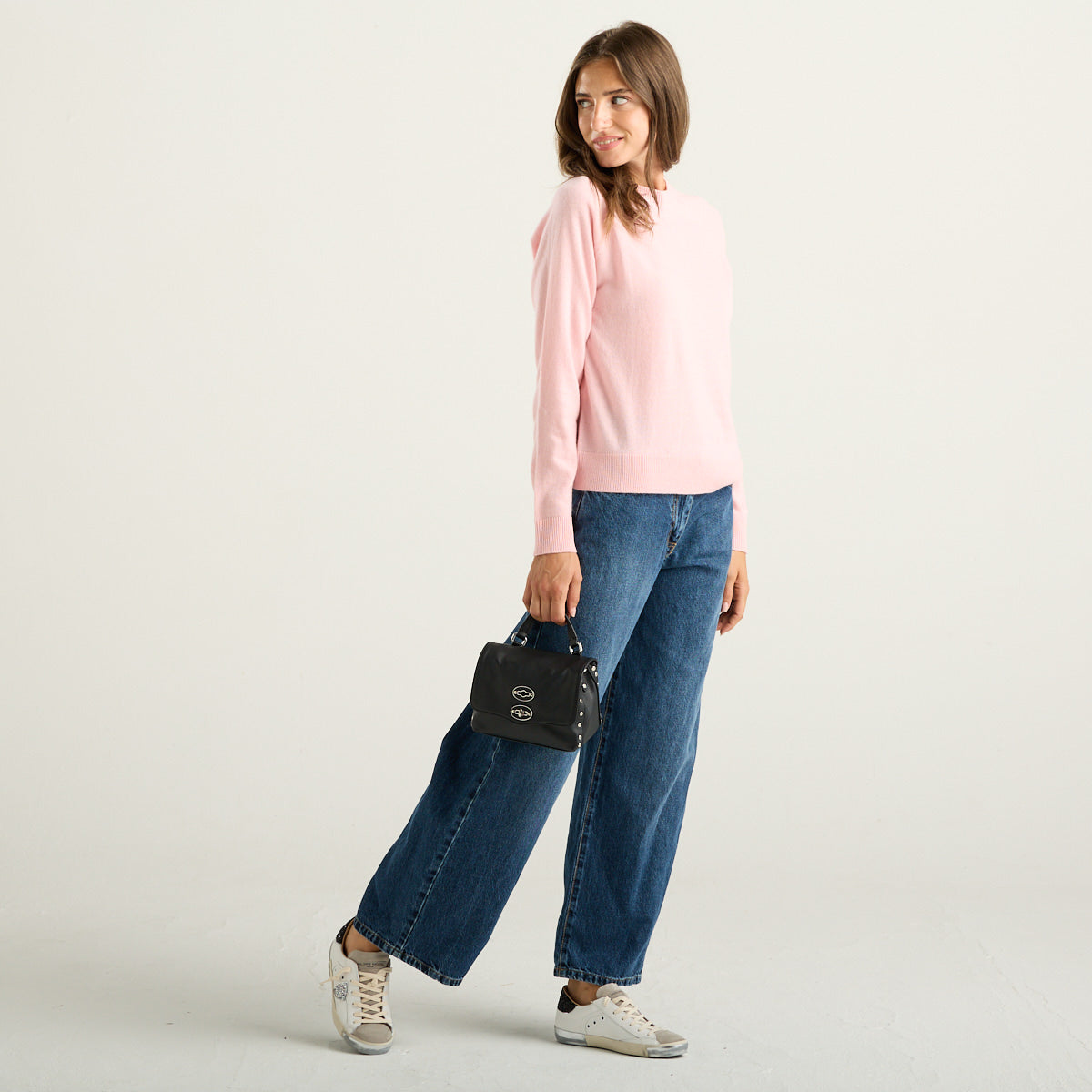 Mc2 Saint Barth maglione girocollo rosa pastello