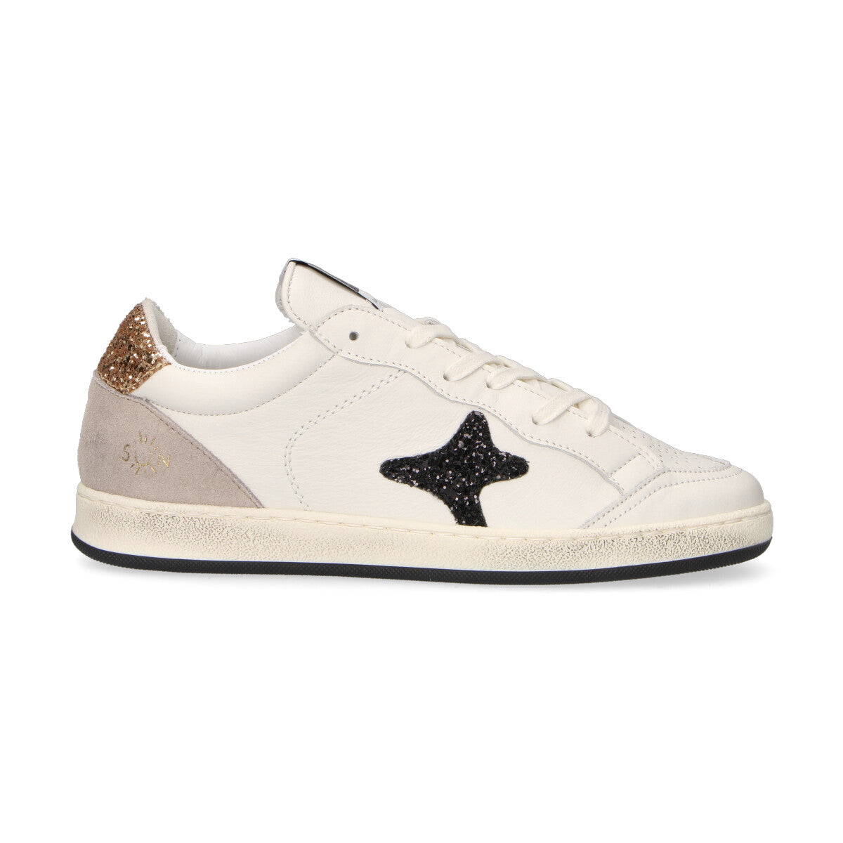 Ama Brand sneaker Sun in pelle bianca