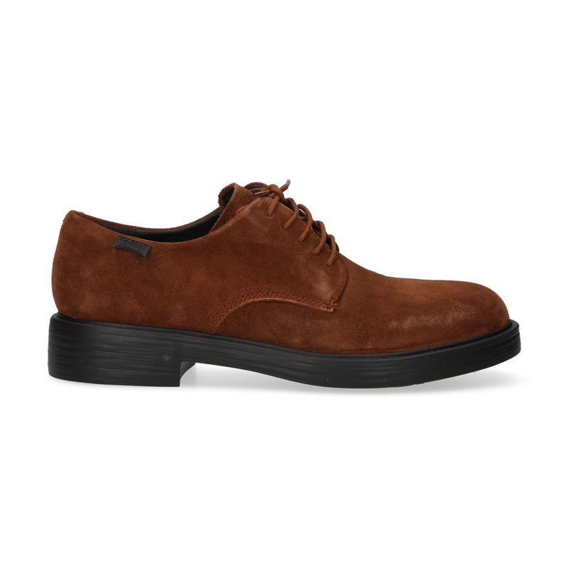 Camper stringata Dean in camoscio cuoio