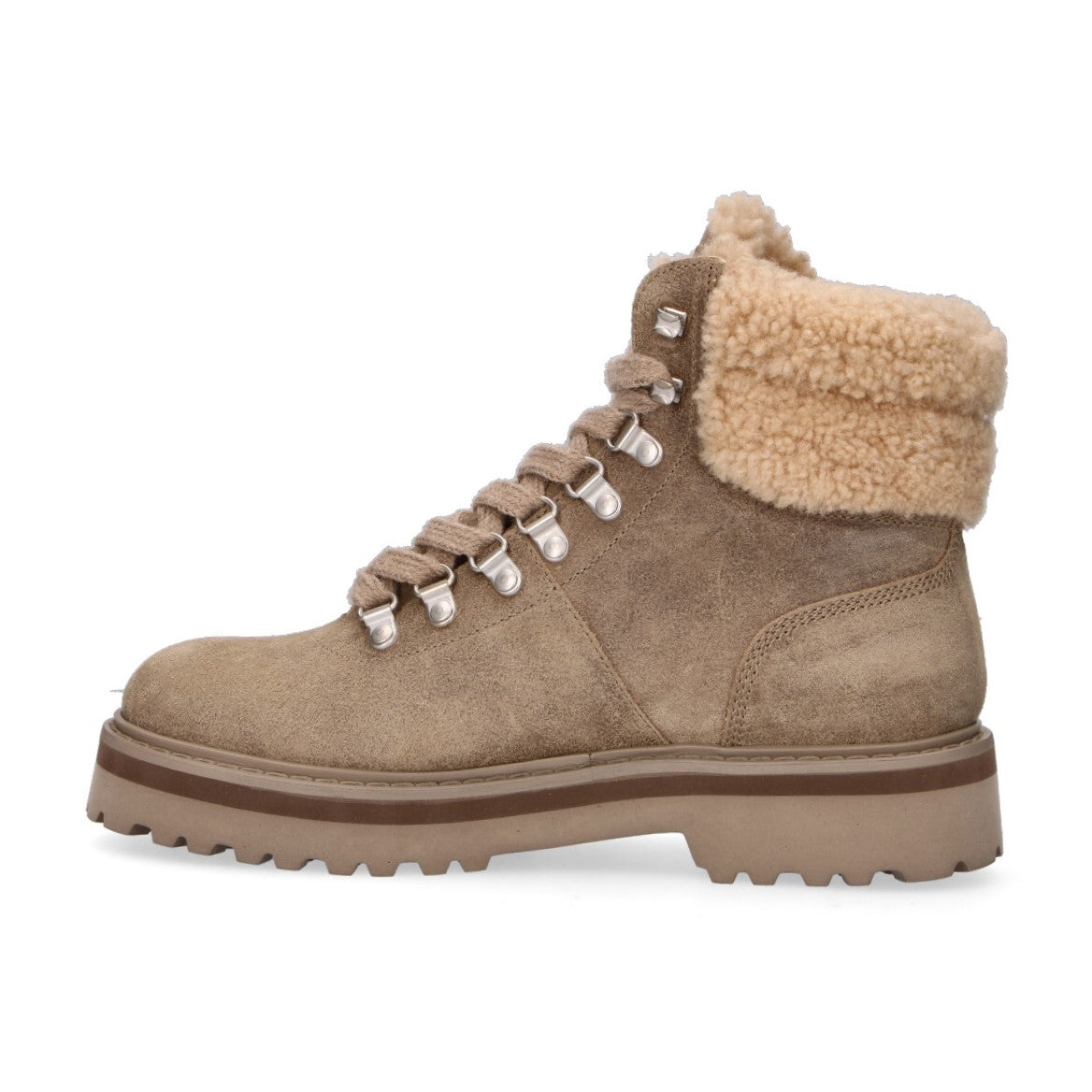 Woolrich pedula in camoscio beige