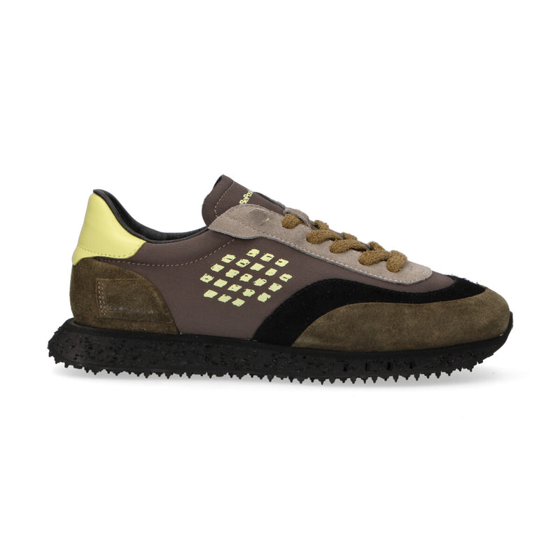BePositive sneaker Starter in tessuto verde