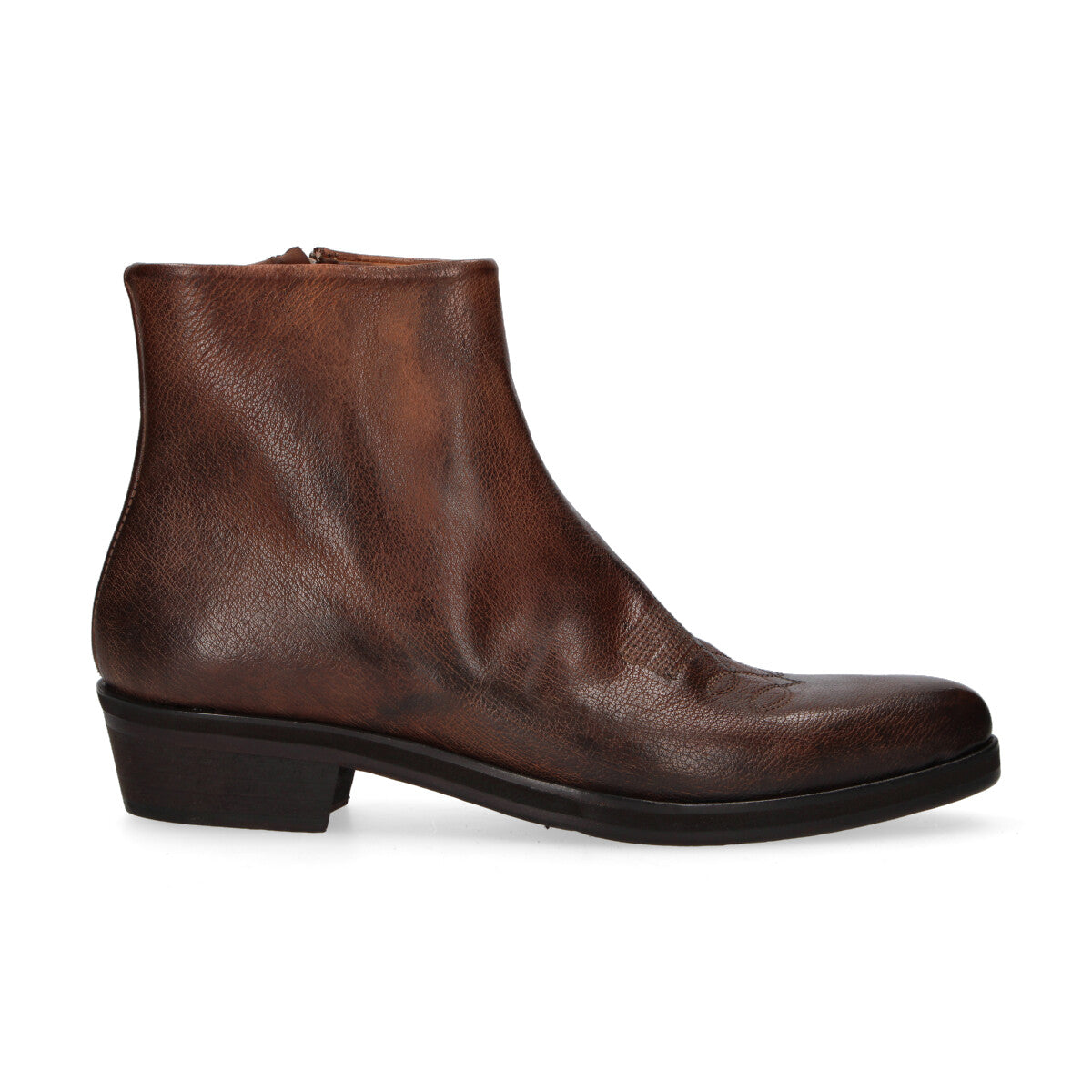 Pawelk's tronchetto texano in pelle marrone