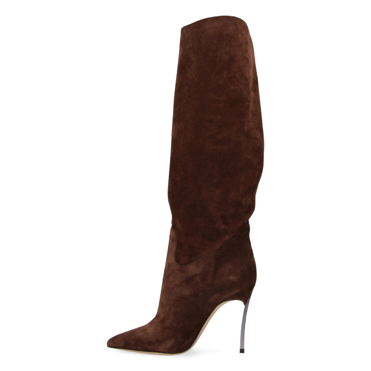 Casadei stivale Blade in camoscio testa di moro