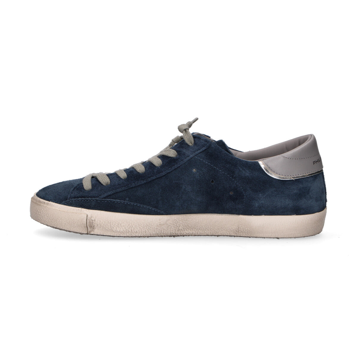 Philippe Model sneaker Paris in camoscio blu